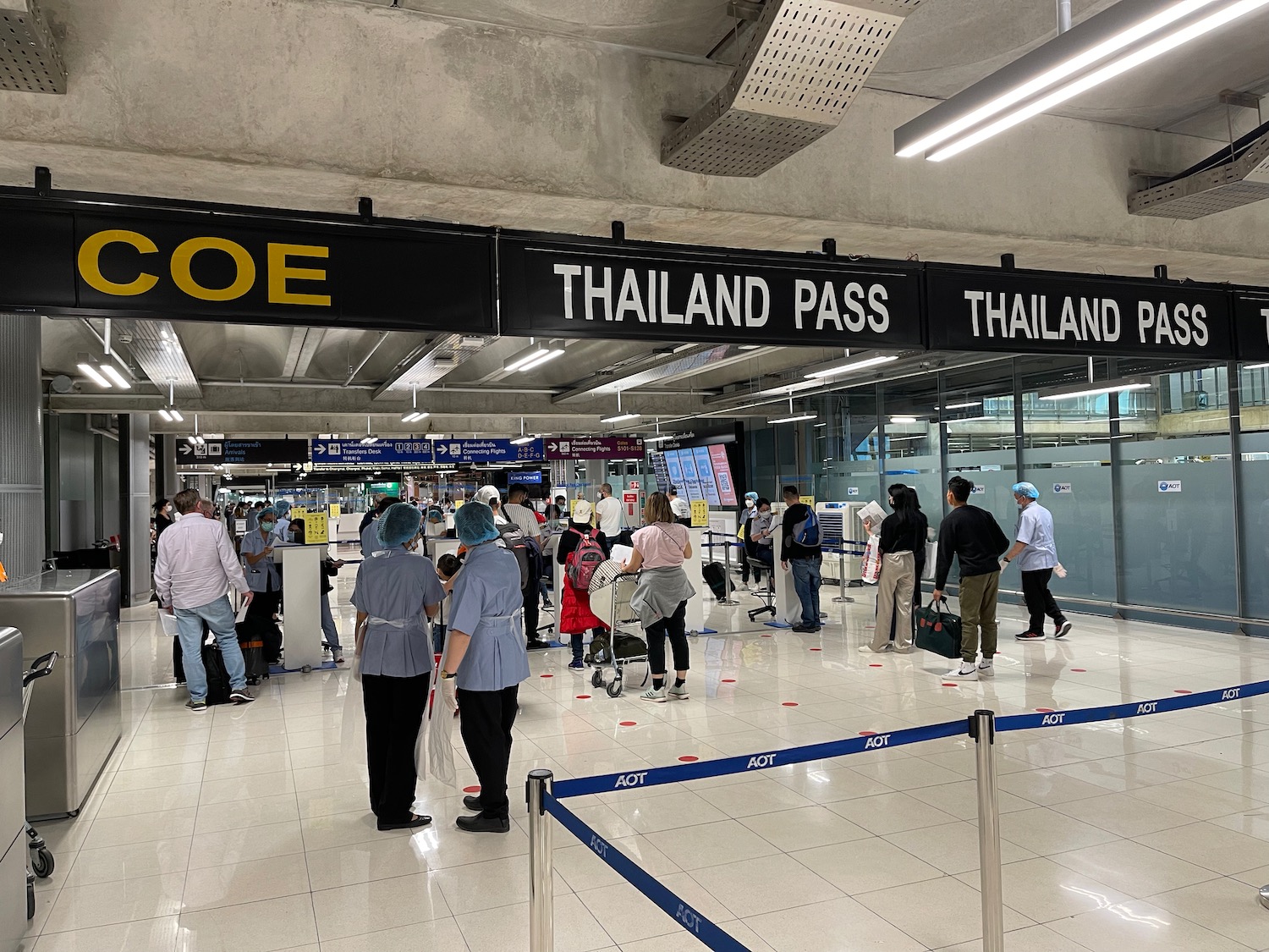 Arrival in Bangkok